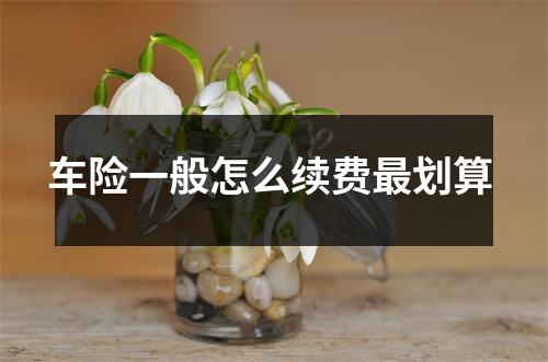 车险一般怎么续费最划算 