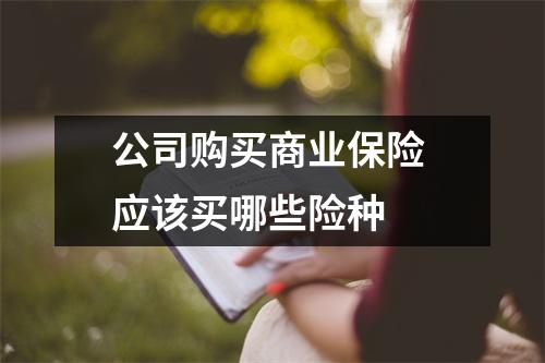 公司购买商业保险 应该买哪些险种