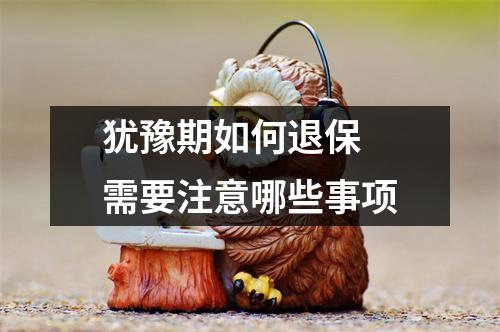 犹豫期如何退保 需要注意哪些事项