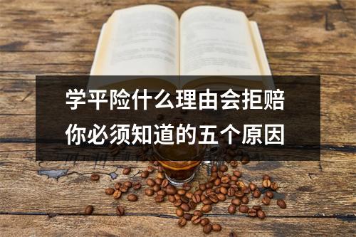 学平险什么理由会拒赔 你必须知道的五个原因