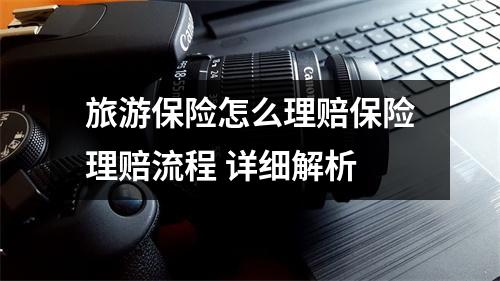 旅游保险怎么理赔保险理赔流程 详细解析