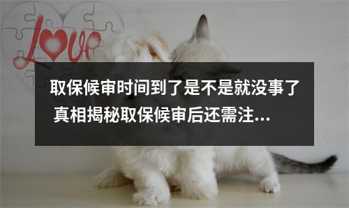 取保候审时间到了是不是就没事了 真相揭秘取保候审后还需注意哪些事项