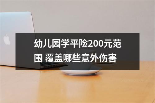 幼儿园学平险200元范围 覆盖哪些意外伤害 