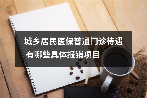 城乡居民医保普通门诊待遇 有哪些具体报销项目