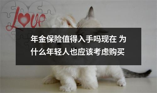 年金保险值得入手吗现在 为什么年轻人也应该考虑购买