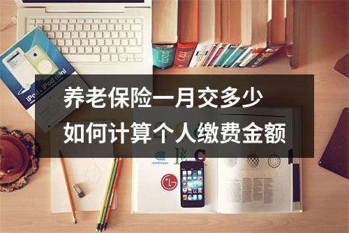 养老保险一月交多少 如何计算个人缴费金额