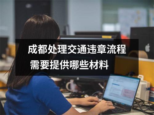 成都处理交通违章流程 需要提供哪些材料 