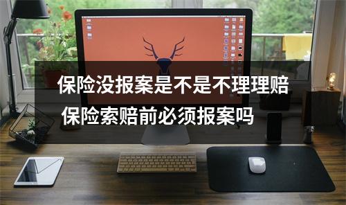保险没报案是不是不理理赔 保险索赔前必须报案吗