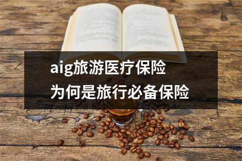 aig旅游医疗保险 为何是旅行必备保险 