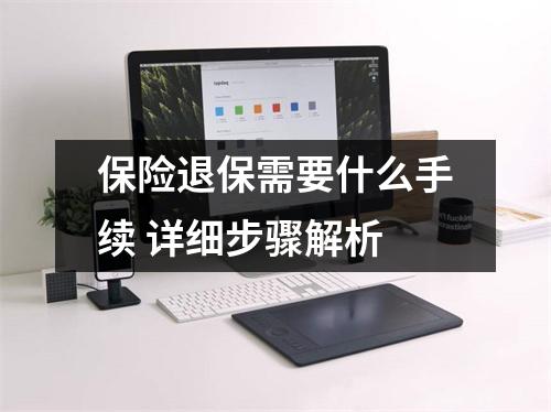 保险退保需要什么手续 详细步骤解析