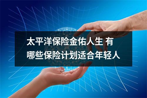 太平洋保险金佑人生 有哪些保险计划适合年轻人