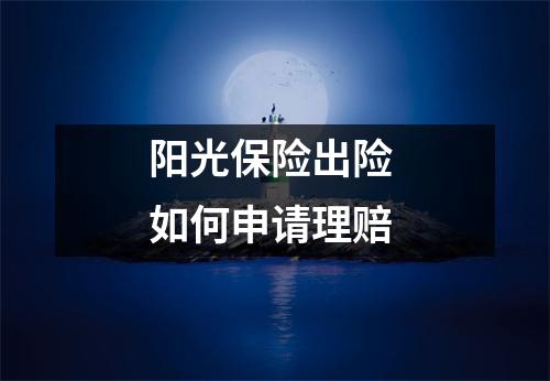 阳光保险出险 如何申请理赔