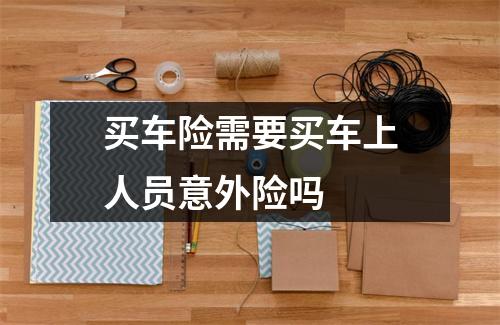 买车险需要买车上人员意外险吗