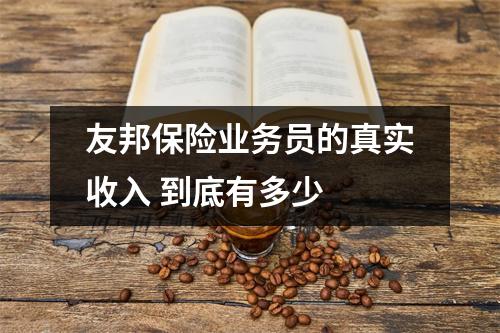 友邦保险业务员的真实收入 到底有多少