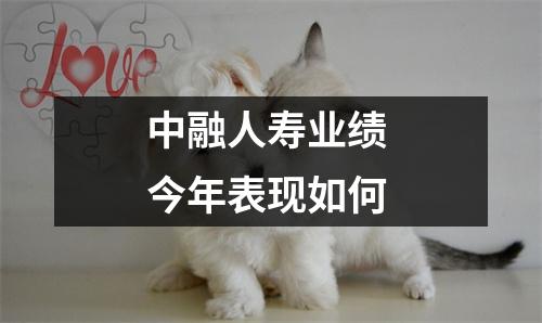 中融人寿业绩 今年表现如何 