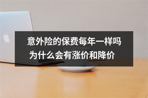 意外险的保费每年一样吗 为什么会有涨价和降价