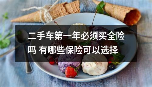 二手车第一年必须买全险吗 有哪些保险可以选择