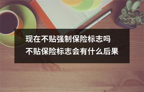 现在不贴强制保险标志吗 不贴保险标志会有什么后果