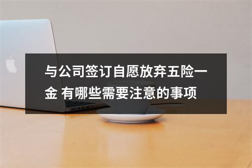 与公司签订自愿放弃五险一金 有哪些需要注意的事项