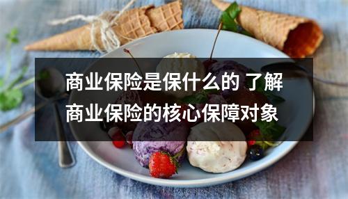 商业保险是保什么的 了解商业保险的核心保障对象