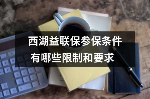 西湖益联保参保条件 有哪些限制和要求