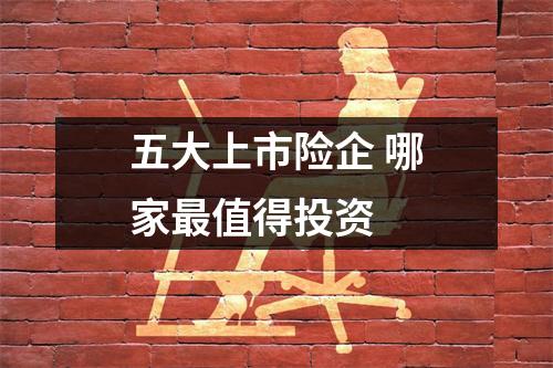 五大上市险企 哪家最值得投资 