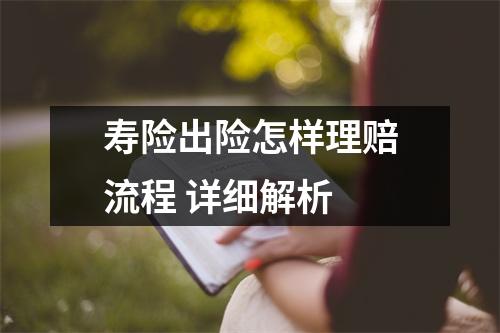 寿险出险怎样理赔流程 详细解析