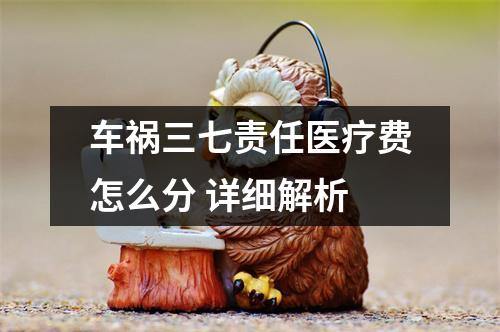 车祸三七责任医疗费怎么分 详细解析