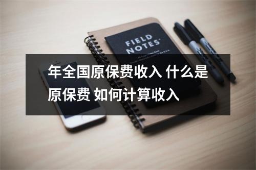 年全国原保费收入 什么是原保费 如何计算收入