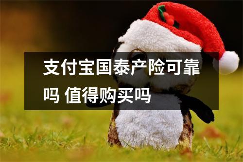 支付宝国泰产险可靠吗 值得购买吗 