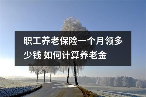 职工养老保险一个月领多少钱 如何计算养老金