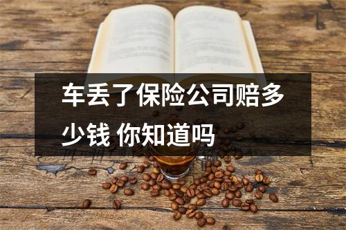 车丢了保险公司赔多少钱 你知道吗 