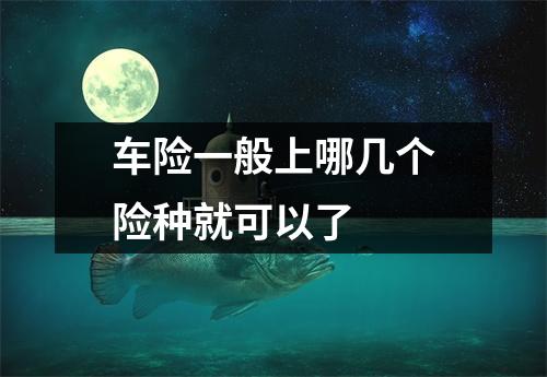 车险一般上哪几个险种就可以了 