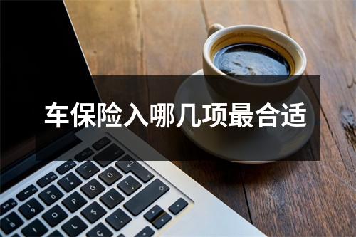 车保险入哪几项最合适