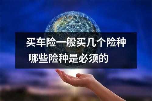 买车险一般买几个险种 哪些险种是必须的
