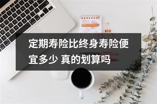 定期寿险比终身寿险便宜多少 真的划算吗 