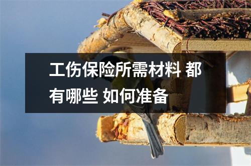 工伤保险所需材料 都有哪些 如何准备 