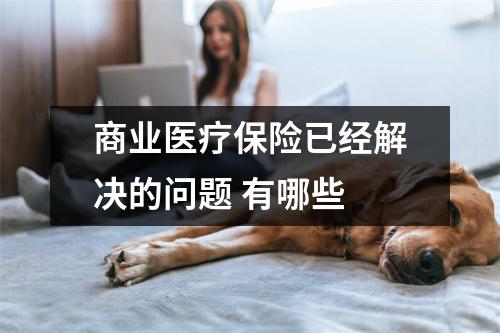 商业医疗保险已经解决的问题 有哪些 