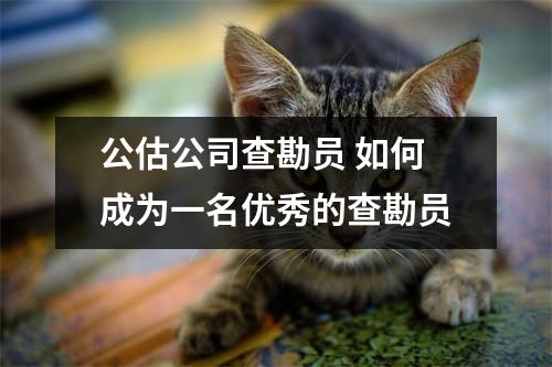 公估公司查勘员 如何成为一名优秀的查勘员