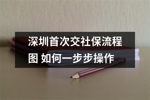 深圳首次交社保流程图 如何一步步操作