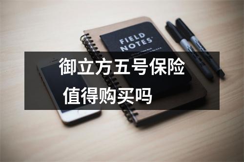 御立方五号保险 值得购买吗 