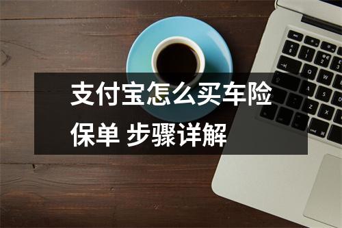 支付宝怎么买车险保单 步骤详解