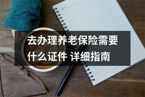 去办理养老保险需要什么证件 详细指南