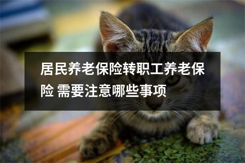居民养老保险转职工养老保险 需要注意哪些事项