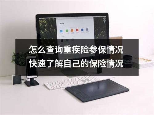 怎么查询重疾险参保情况 快速了解自己的保险情况