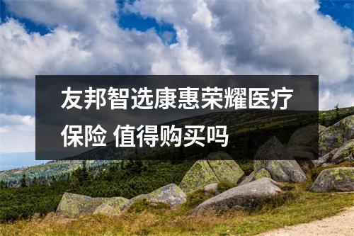 友邦智选康惠荣耀医疗保险 值得购买吗