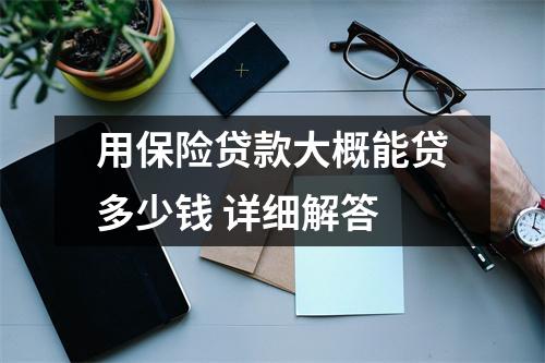 用保险贷款大概能贷多少钱 详细解答