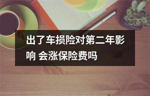 出了车损险对第二年影响 会涨保险费吗 