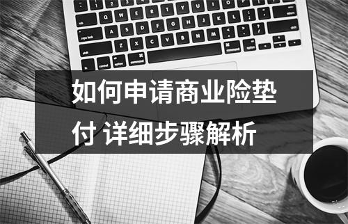 如何申请商业险垫付 详细步骤解析