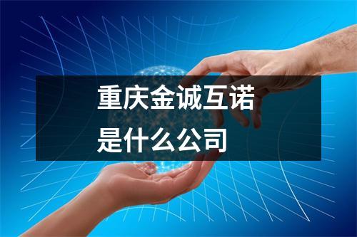 重庆金诚互诺 是什么公司 